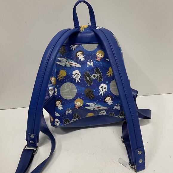 Loungefly Star Wars A New Hope Chibi Characters Mini Backpack Disney Parks - Picture 4 of 6